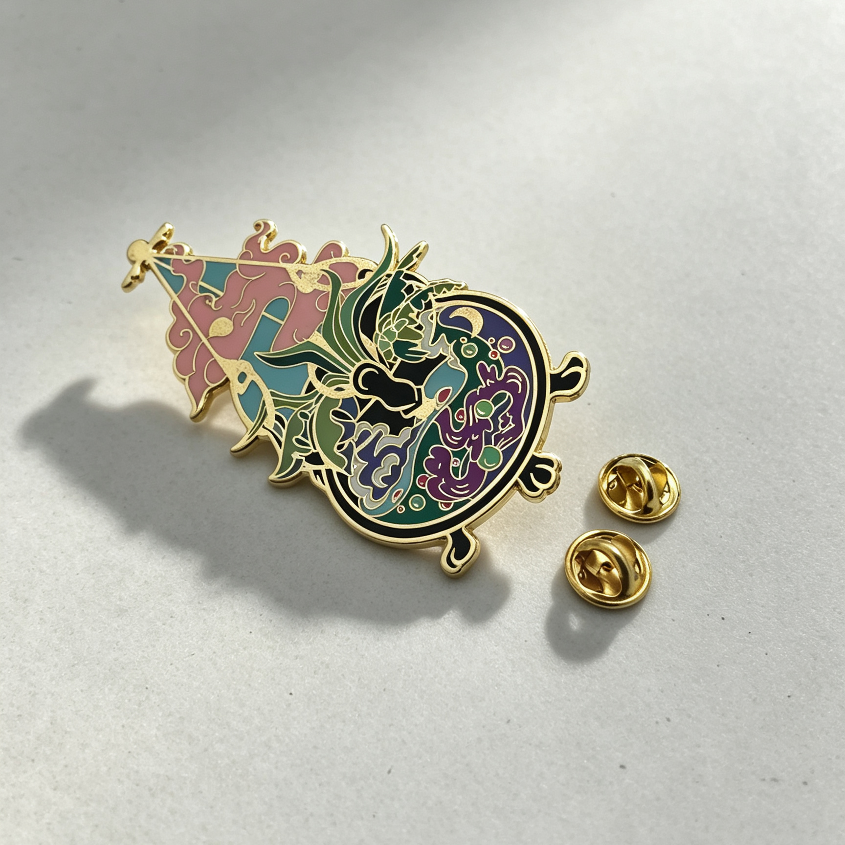 Fantasy Animal Enamel Pin Set
