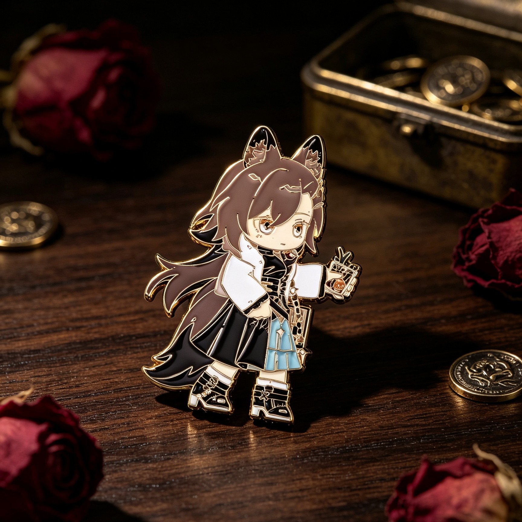 Anime Character & Mythical Creature Themed Imitation Enamel Collectible Metal Pin