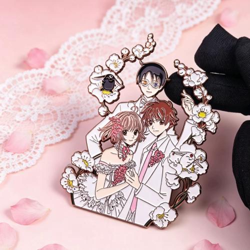 Sakura Wedding Theme Anime Hard Enamel Lapel Pin