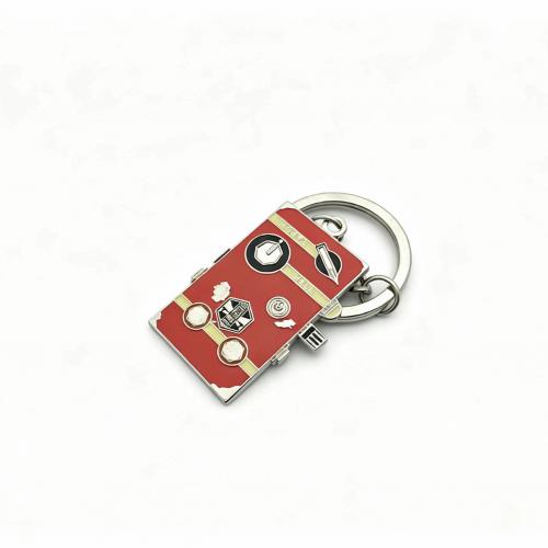 Low MOQ Custom Logo Metal Keychains 2D 3D Die Cast Enamel Engraved Promotional Souvenir Keychains