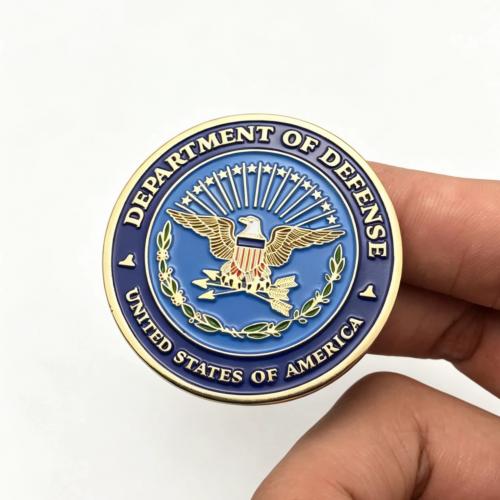 Antique Two Tone Custom Logo Metal Commemorative Challenge Coins For Promotional Gifts