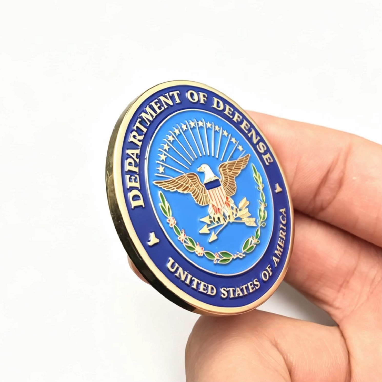 Antique Two Tone Custom Logo Metal Commemorative Challenge Coins For Promotional Gifts