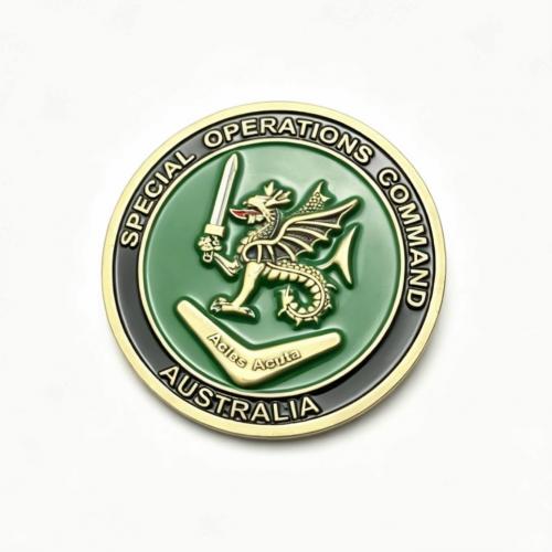 Low MOQ Custom 2D 3D Metal Challenge Coins Hard Soft Enamel Engraved Military Police Souvenir Collectible Coins