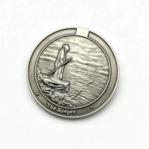 3D Antique Plated Challenge Coins | Two Tone Custom Metal Commemorative Coins Supplier